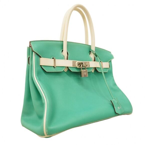 Hermes Handbag Birkin 30 Personal Order Swift White Ragon Silver Hardware □M - Picture 2 of 10